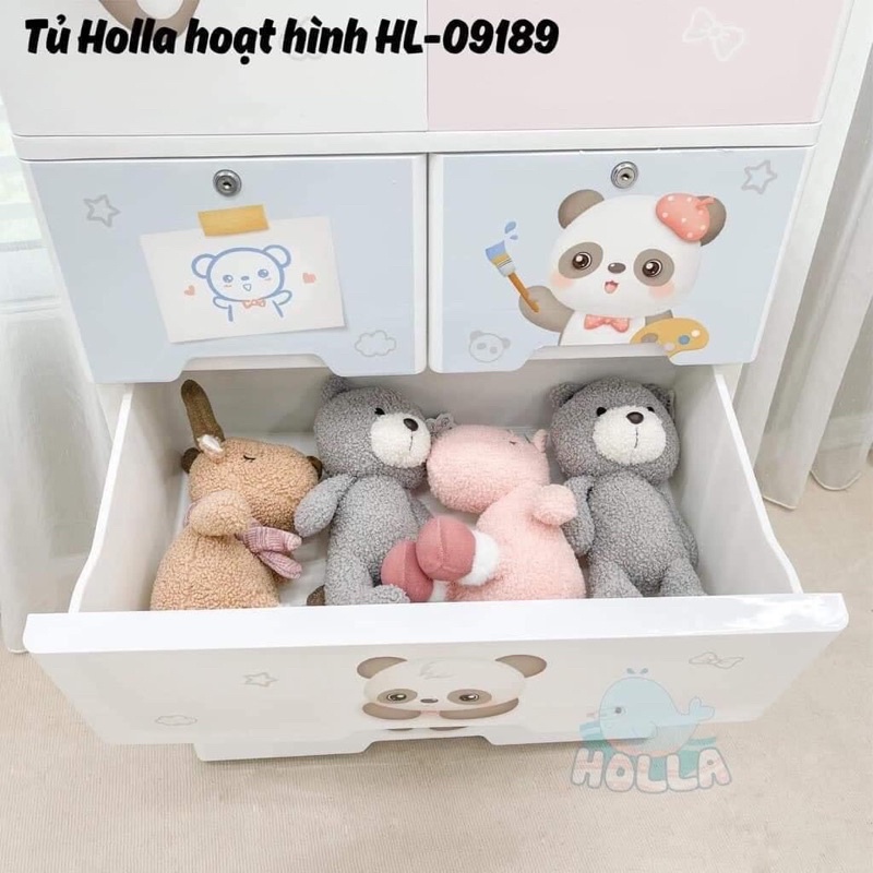 Tủ nhựa Holla hoạt hình 5 tầng HL-09189, HL-09193