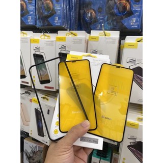 Combo 2 kính cường lực Baseus chống bụi màn loa iPhone 12 Pro Max /iPhone 12 Pro /iPhone 12 Max( Chính Hãng)