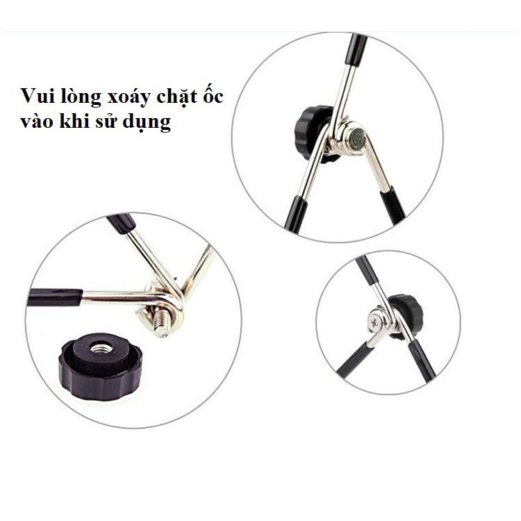 Giá Đỡ Điện Thoại / Máy Tính Bảng Bằng Kim Loại Có Thể Xoay Được