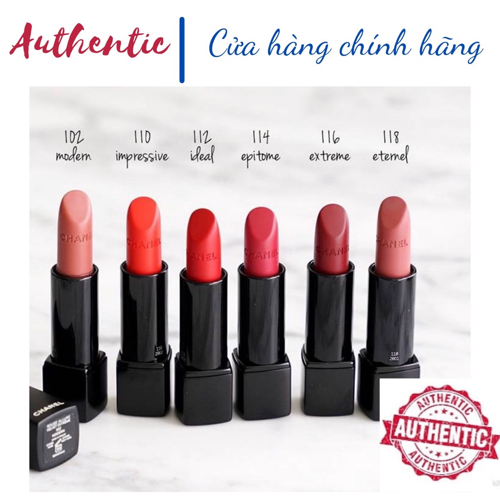 [Hàng chính hãng] Son Lì Chanel Rouge Allure Velvet Extreme Modern full size 3.5g ( NEW)