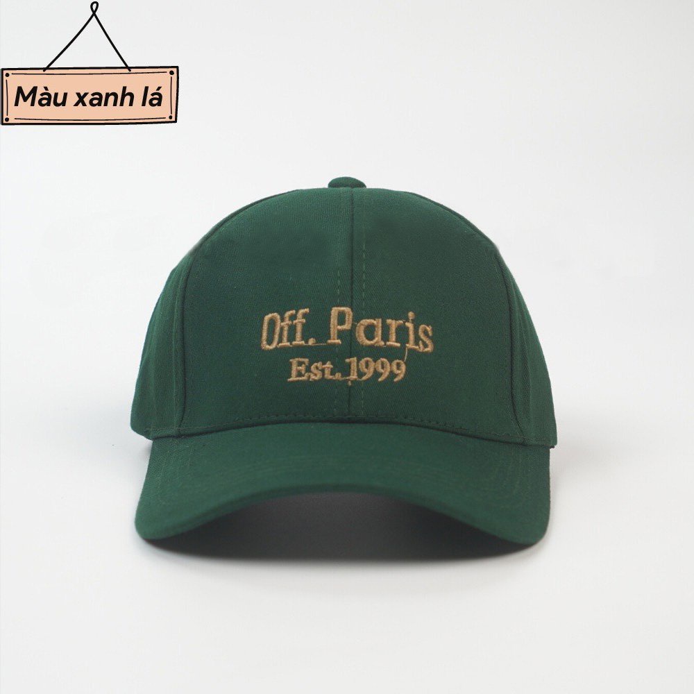 Mũ Lưỡi Trai Nón Off Paris 478 Phong Cách Ulzzang Form Unisex Nam Nữ - Hata24h