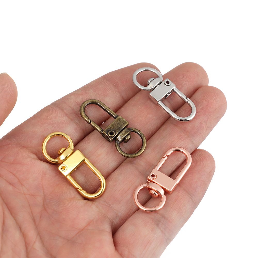 Set 5 Móc Khóa Vòng Nhẫn Kim Loại Chuyên Dụng Làm Móc Khóa/ Đeo Túi Xách/ Chìa Khóa DIY