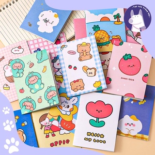 [M45] Sổ tay mini giấy ô kẻ ngang ghi chú/quà tặng đáng yêu giao mẫu ngẫu nhiên l Trắng Mập Stationery