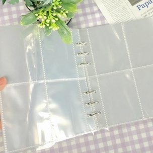 Binder bìa dẻo có nhũ lấp lánh lưu trữ, bảo vệ card / tranh ảnh