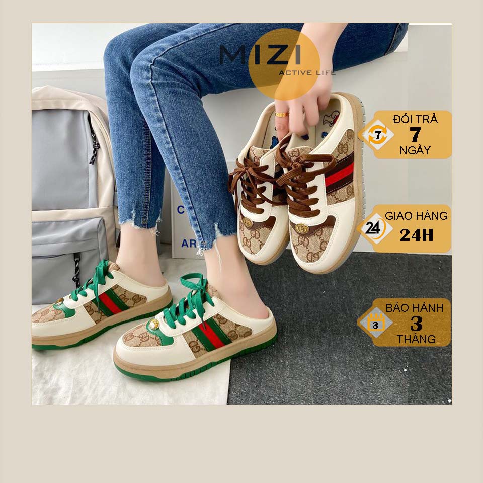 Giày sục thể thao nữ Hàn Quốc bệt 3 phân đẹp giá rẻ Mizi TT17