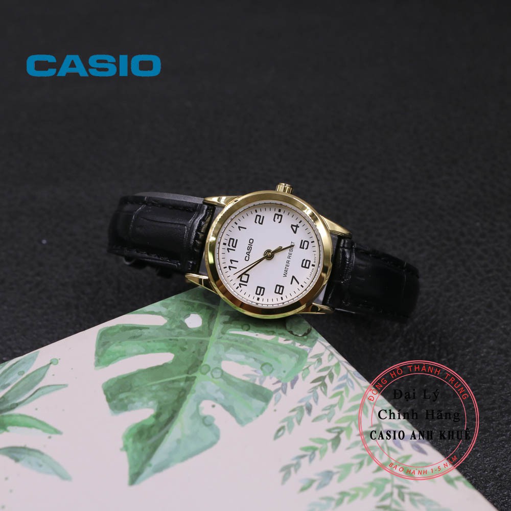 Đồng hồ nữ Casio LTP-V001GL-7BUDF dây da