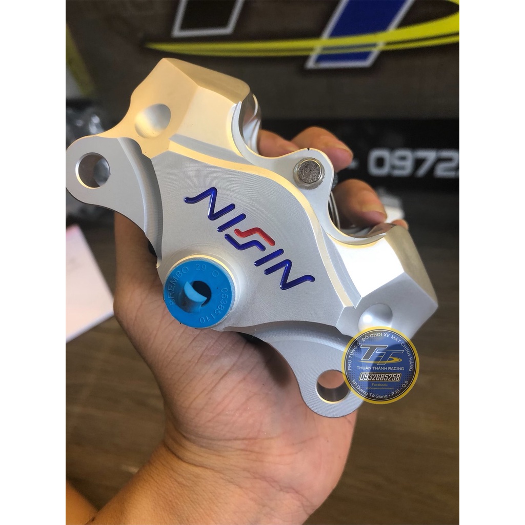Heo Dầu Nissin CNC 2 pis đối xứng sử dụng cho nhiều loại xe