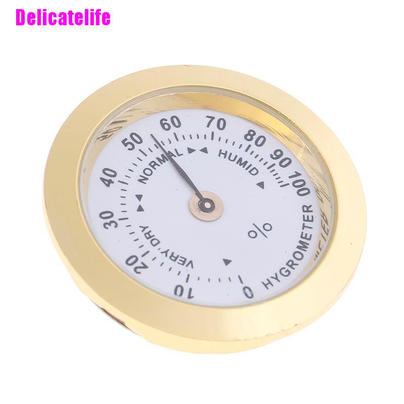 Đồng Hồ Đo Độ Ẩm / Đo Độ Điếu Thuốc Lá Hình Tròn 37mm