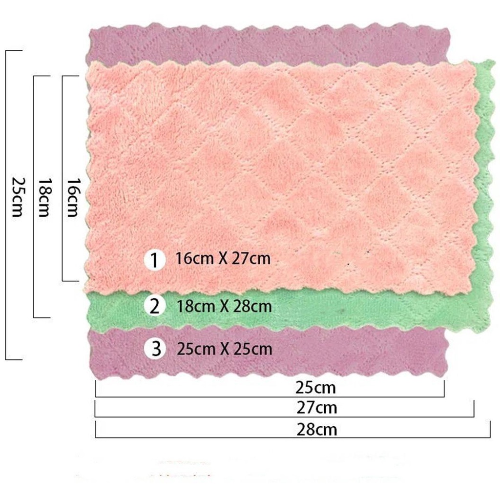 Khăn Lau Tay Mau Khô Thấm Hút Tốt Tiện Lợi Dễ Sử Dụng Dành Cho Nhà Bếp