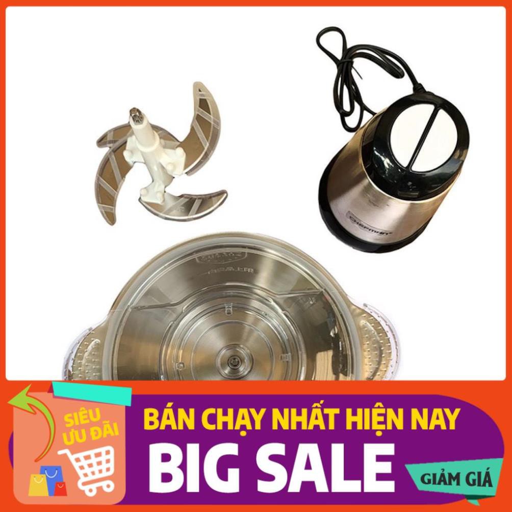 Máy xay thịt, xay rau - củ - quả đa năng cối inox 304 4 Lưỡi Đa Năng, Công suất 250W