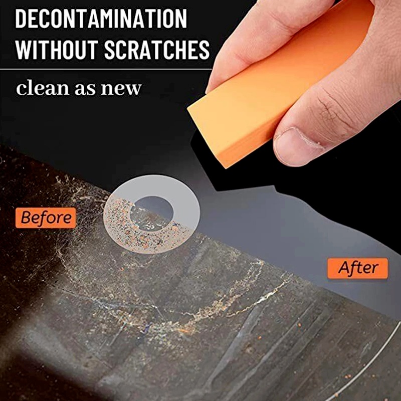 1 Miếng Chà Rửa Kính Bằng Cao Su Chống Mòn Có Thể Tái Sử Dụng Cho Nhà Bếp/Phòng Tắm