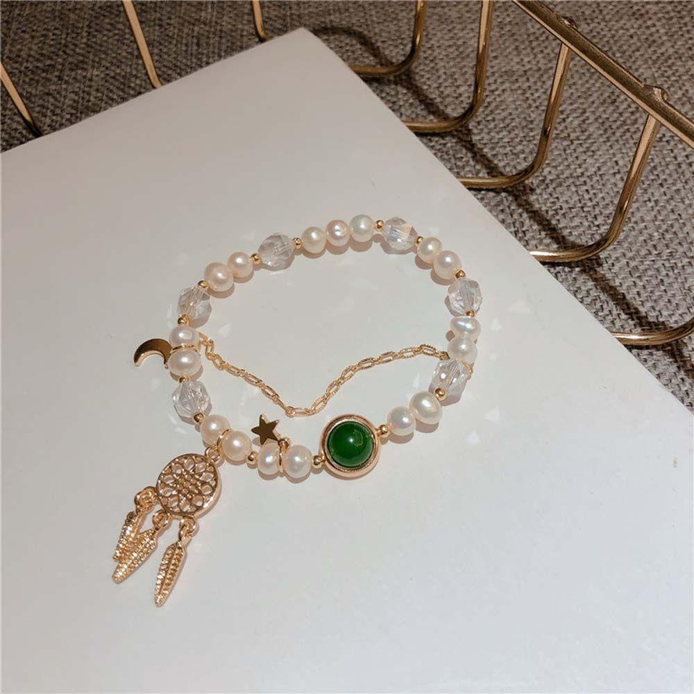 Vòng Tay Hai Lớp Thắt Nơ Họa Tiết Hình Học Cá Tính Hợp Thời Trang Cho Nữ|Vòng Tay Phong Cách Baroque Hàn Quốc