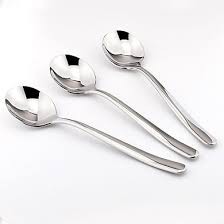 Muỗng canh vuông inox cao cấp, set 10 muỗng inox Siêu Chất Lượng Thép Không Gỉ