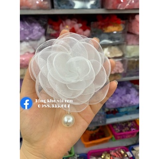 Hoa voan cài áo,đính váy áo🌹