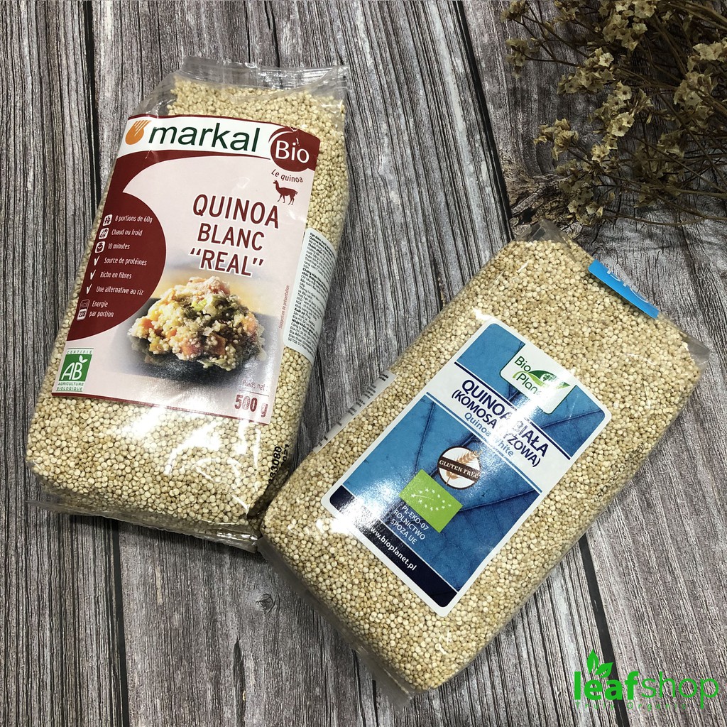 (Organic) Hạt diêm mạch quinoa trắng hữu cơ Markal và Bio Planet 500g