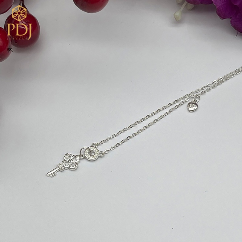 Dây Chuyền Mặt Khóa Bạc - SP000535 - Bạc ta cao cấp - Tặng kèm hộp đựng - Trang sức PDJ