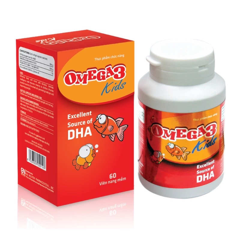 ✅ OMEGA 3 Kids bổ não, phát triển trí tuệ, tăng cường trí nhớ, giúp sáng mắt, phòng cận thị