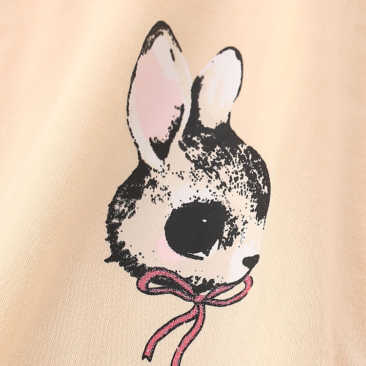 Váy cotton Malwee thỏ kem cho bé gái 2-7 tuổi | Jumping Beans Official Store