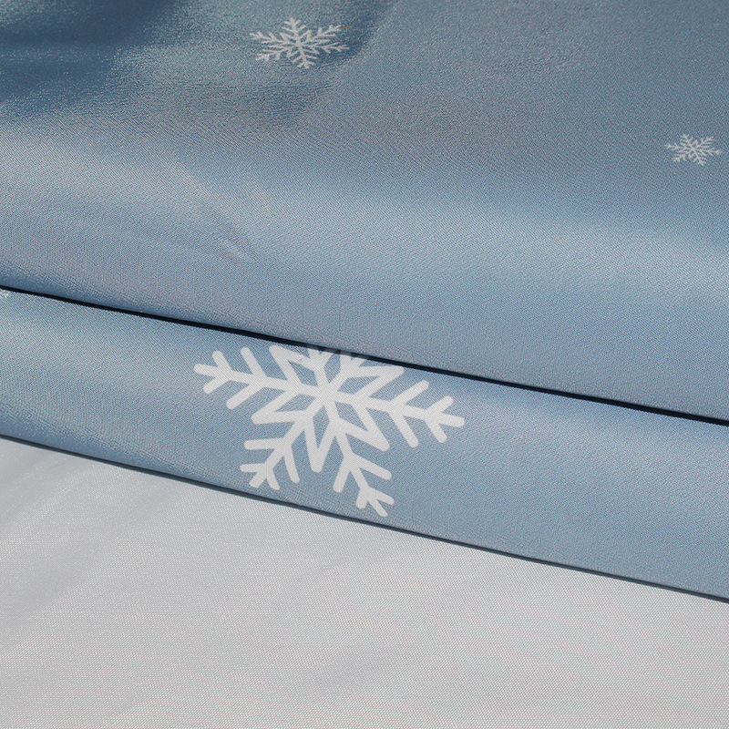 Rèm Che Bồn Tắm Chống Thấm Nước Họa Tiết Hoa Tuyết