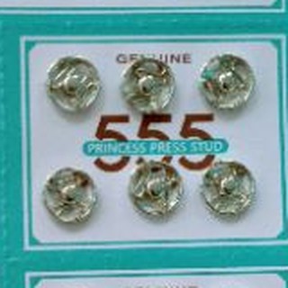 Set 6 khuya bấm nút bấm áo dài, áo bà ba, gấu bằng inox không gỉ