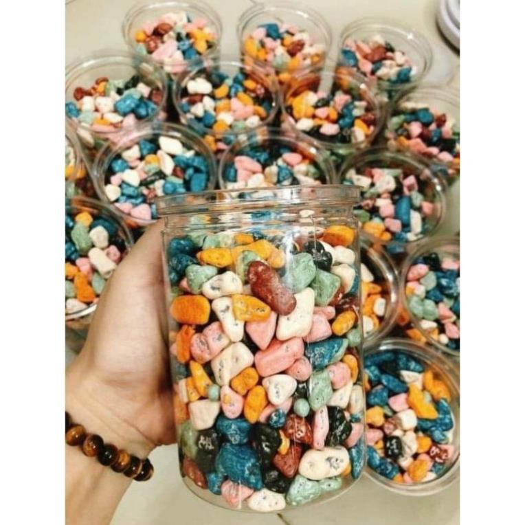 Kẹo Sỏi Đá Nhân Socola Lon 500gr [FREE SHIP] TỪ ĐƠN 50K, [Loại Đặc Biệt] Hàng ngon nhà làm LOẠI 1