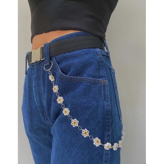 Dây xích quần hoa cúc belt chain