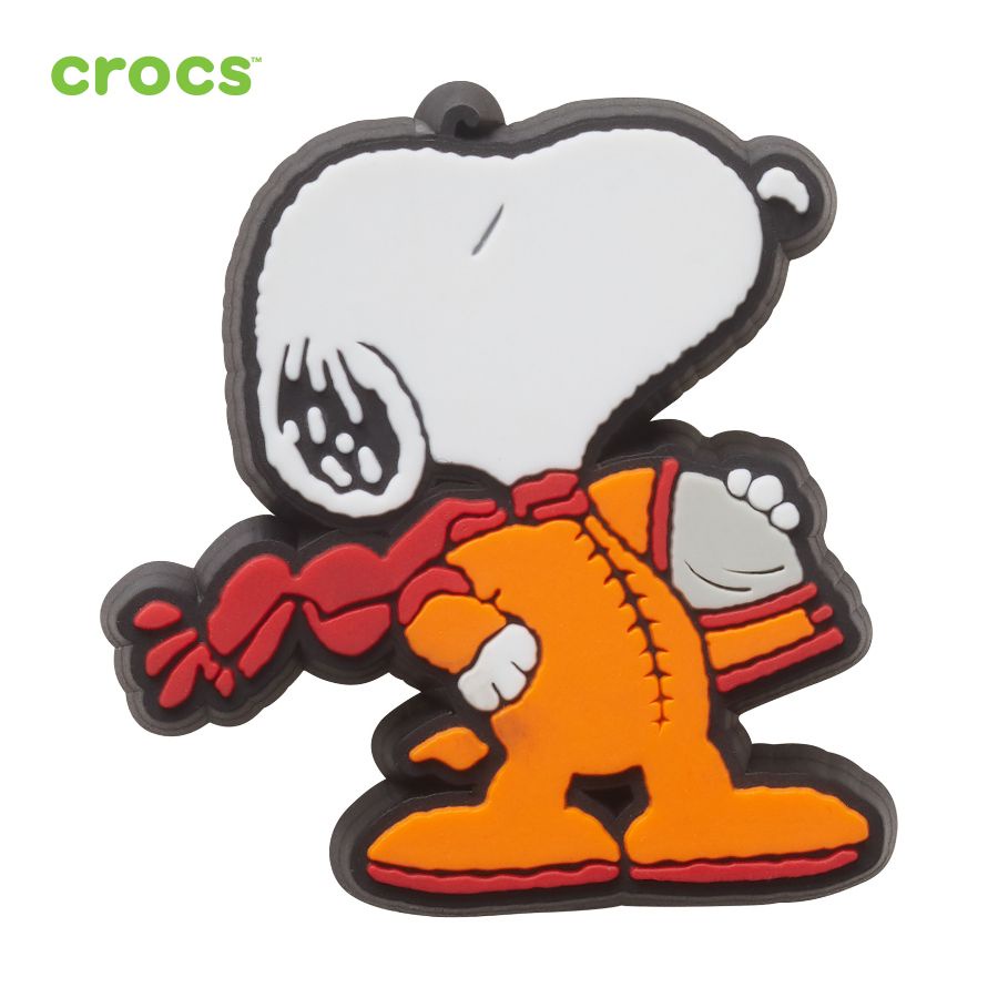 Sticker nhựa jibbitz gắn dép unisex Crocs Peanuts Astronaut Snoopy - 10008309