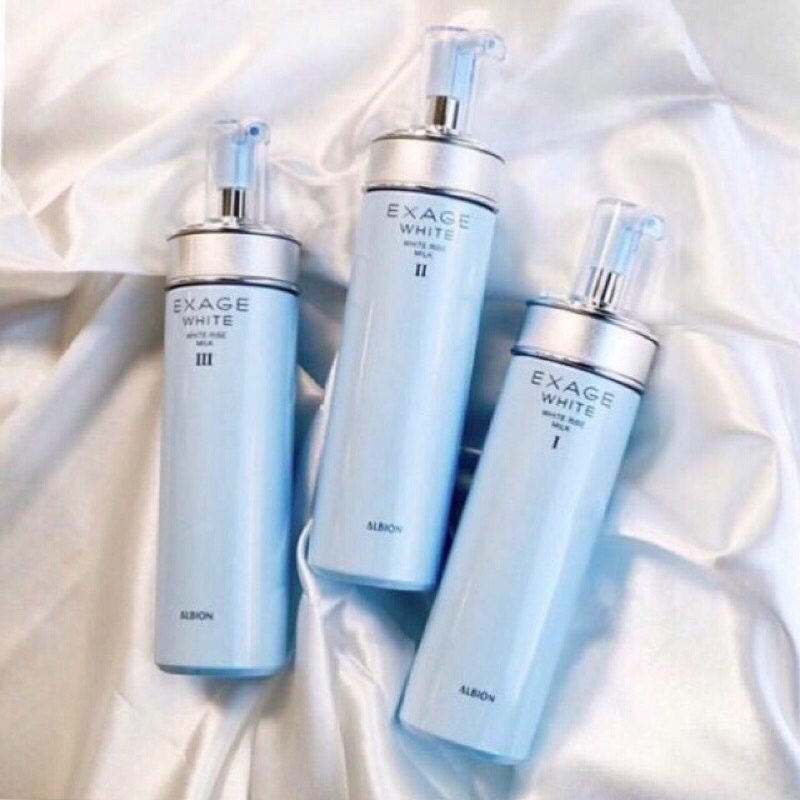 Sữa dưỡng trắng da EXAGE WHITE White Rise Milk phiên bản cải tiến