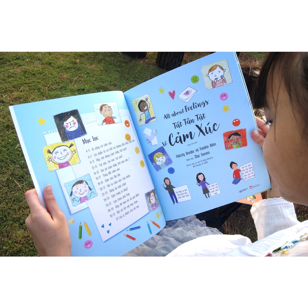Sách thiếu nhi - Tất Tần Tật Về Bạn Bè , Về Cảm Xúc - All About Friends/ All About Feelings - Trọn bộ 2 cuốn