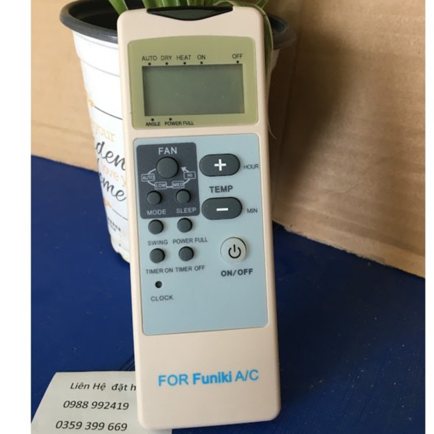 Remote Điều Khiển điều hòa Funiki mặt xanh,remote điều khiển điều hòa Funiki CS 2 chiều