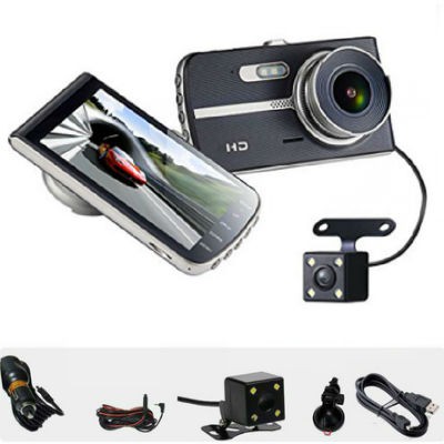 Camera hành trình dành cho ô tô CAR DVR Full HD 1080p X003 Tiếng Việt ( Trước + Sau) - Màn hình 4 inch SIÊU NÉT