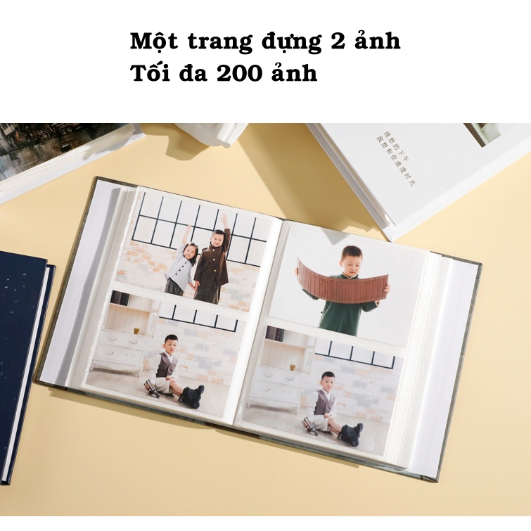 Album đựng ảnh 13x18 chứa 100 ảnh bìa giấy cứng cute tại Kho album ảnh AnVy