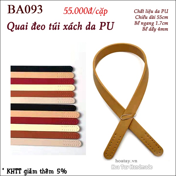 Quai đeo túi xách da PU BA093