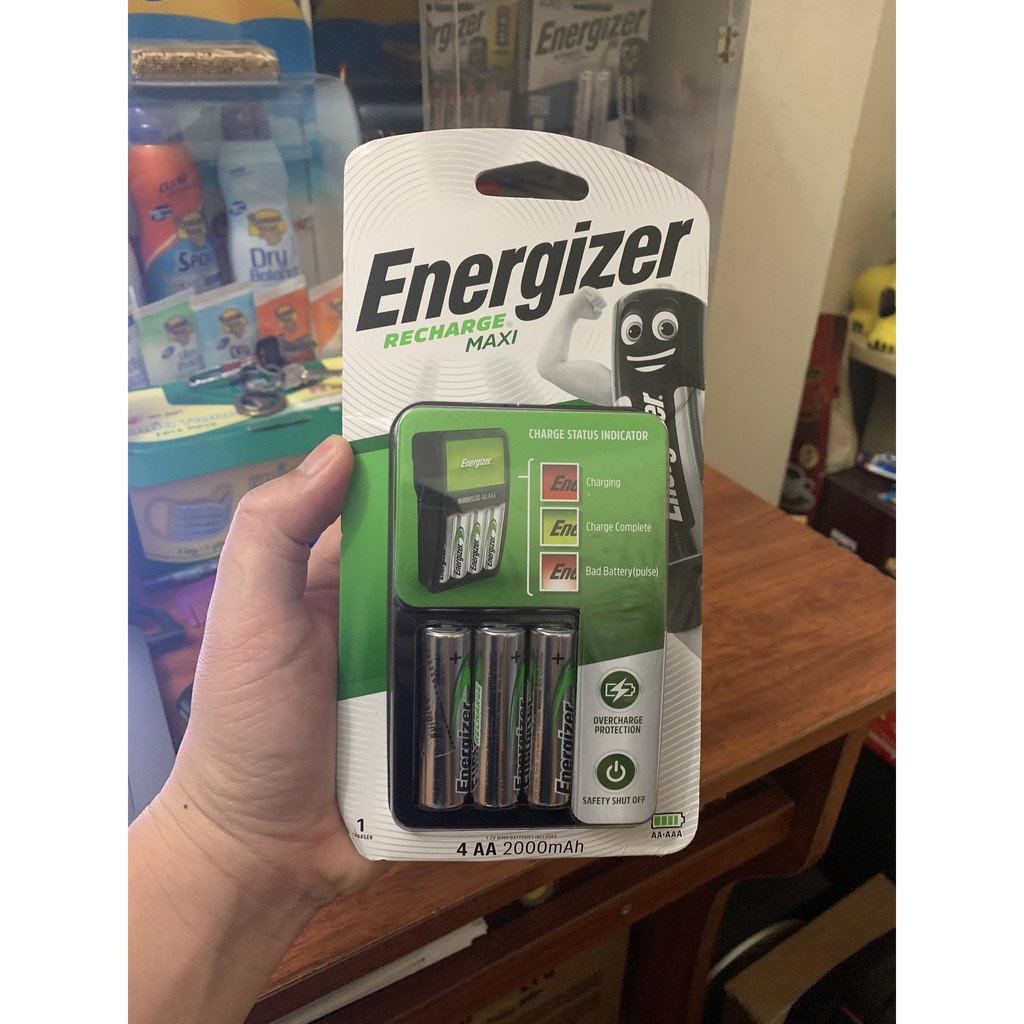 ENERGIZER- MÁY SẠC PIN CHVCM4(4PIN SAC 2000)