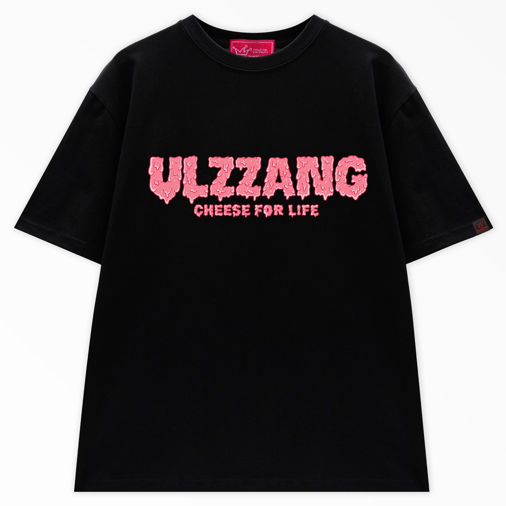 Áo phông local brand ULZZ ulzzang cheese for life dáng unisex tay lỡ U-14