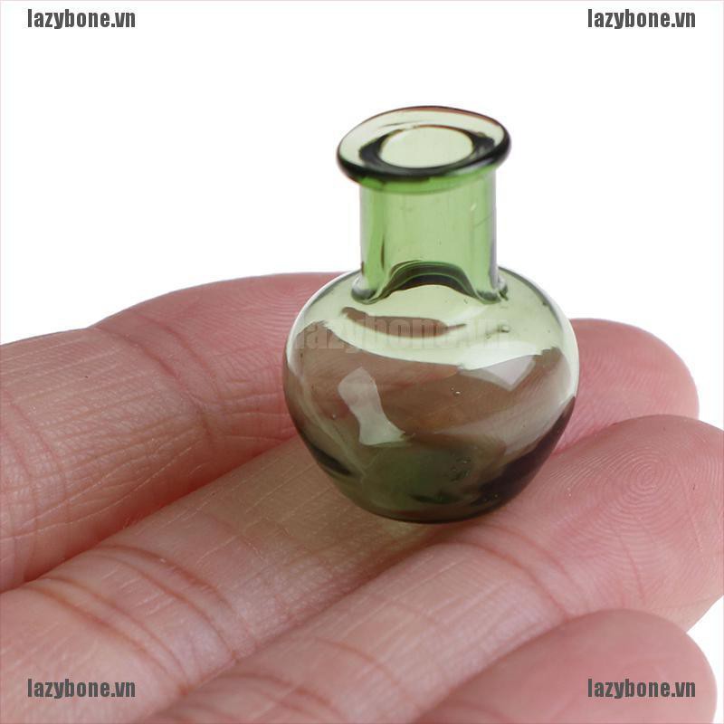 Bình Hoa Thủy Tinh Trang Trí Nhà Búp Bê Tỉ Lệ 1:
