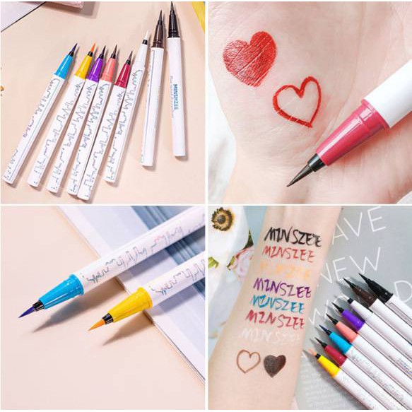 [Hàng mới về] Bút kẻ mắt có màu chống thấm nước không lem lâu trôi tiện dụng dành cho người mới bắt đầu | BigBuy360 - bigbuy360.vn