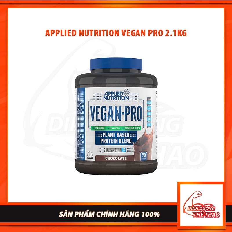 APPLIED NUTRITON VEGAN PRO 2.1KG | Sữa Đạm Thực Vật Không Làm Nổi Mụn