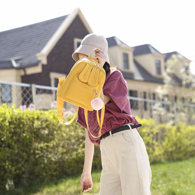 Ba Lô Mini Dễ Thương Sekolah Beg Galas Wanita Beg SandanWanita Murah Beg Galas Belakang Perempuan Cho Nữ