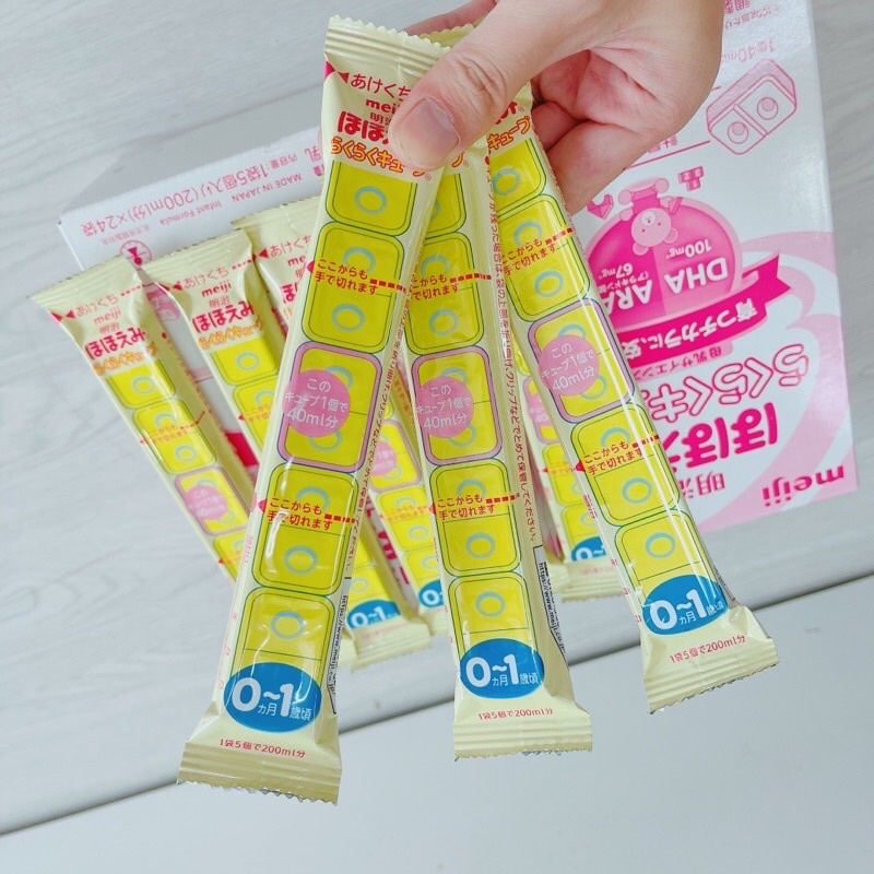 (Date dài)Sữa meiji thanh số 0 nội địa nhật,Sữa non công thức cho bé 0-1 tuổi