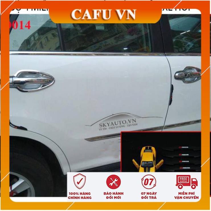 Bộ 4 miếng dán cửa chống xước miếng dán chống va đập dán cửa ô tô chống xước - CAFU VN