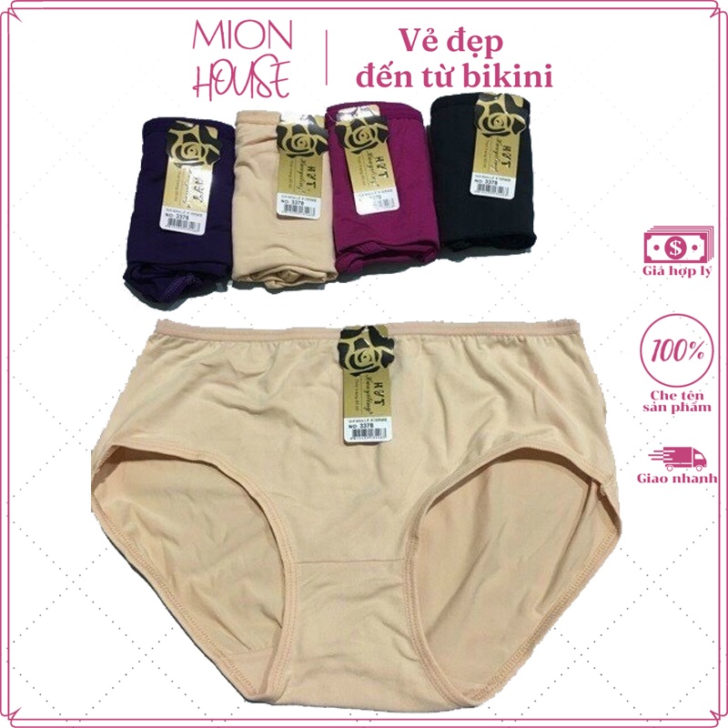 Quần Lót Nữ Cạp Cao Chất Cottoon Dáng To From Rộng Ôm Mông, Mq3378)