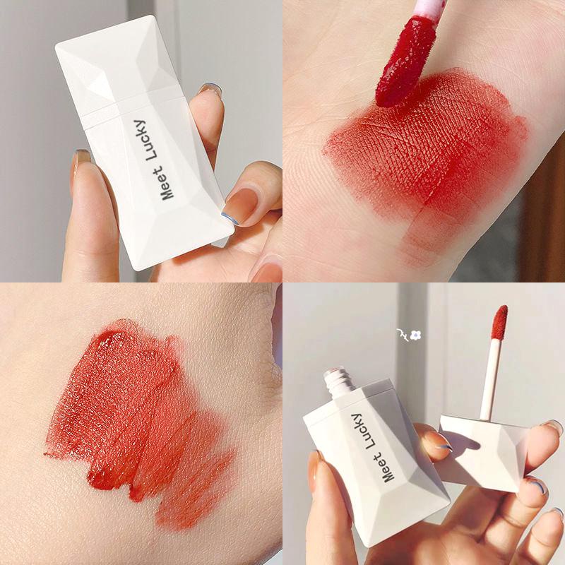 [Hàng mới về] Son kem lì mịn như nhung thiết kế vỏ hình tấm danh thiếp