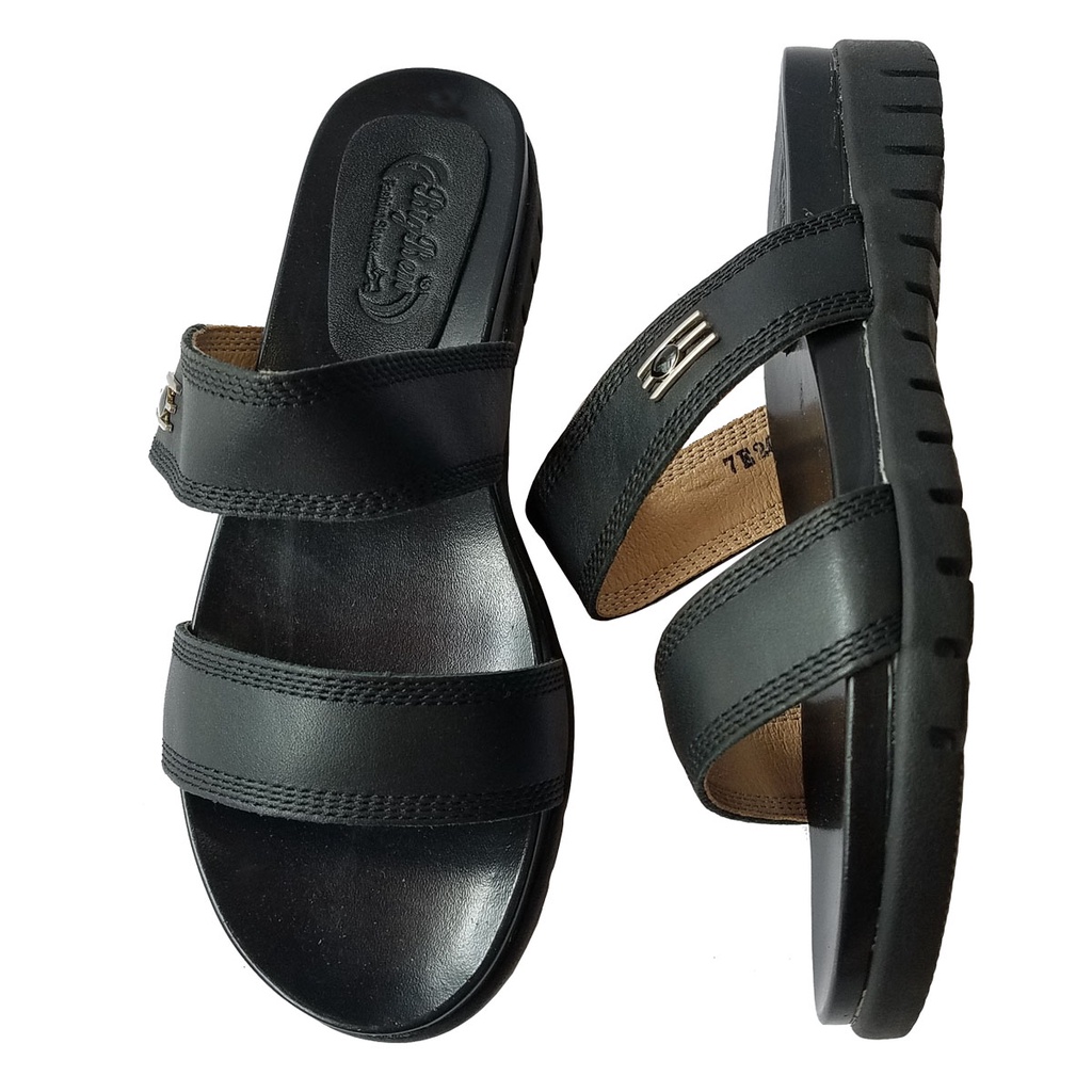 Dép Nữ BIGBEN Da Bò Thật Cao Cấp DNN1