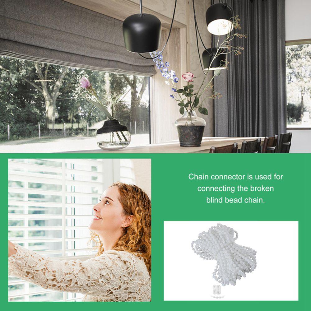 Phụ Kiện Dây Kéo Rèm Cửa Dạng Hạt Tròn Bằng Nhựa Tiện Lợi