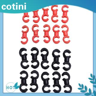 Bộ 10 móc treo dây cáp phanh tiện lợi dành cho xe đạp