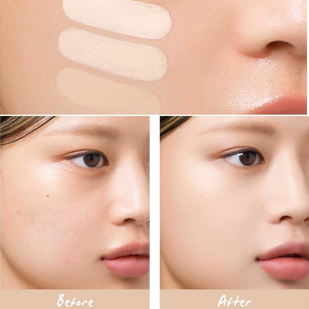 Kem nền mỏng nhẹ che phủ tốt PERIPERA Double Longwear Cover Foundation - HONGS BEAUTY | BigBuy360 - bigbuy360.vn