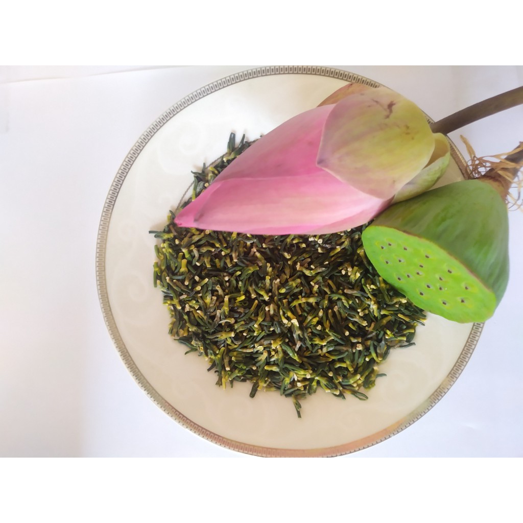Lotus Heart - Tim SenSPICESUPPLY Việt Nam  trà tea tâm sen khô sao thơm Hũ 70g