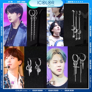 Khuyên V BTS TATA 2 chiếc đeo 2 bên 2020_khuyên tai chữ thập giống BTS V Kim Taehyung _ tai BTS Taehyung