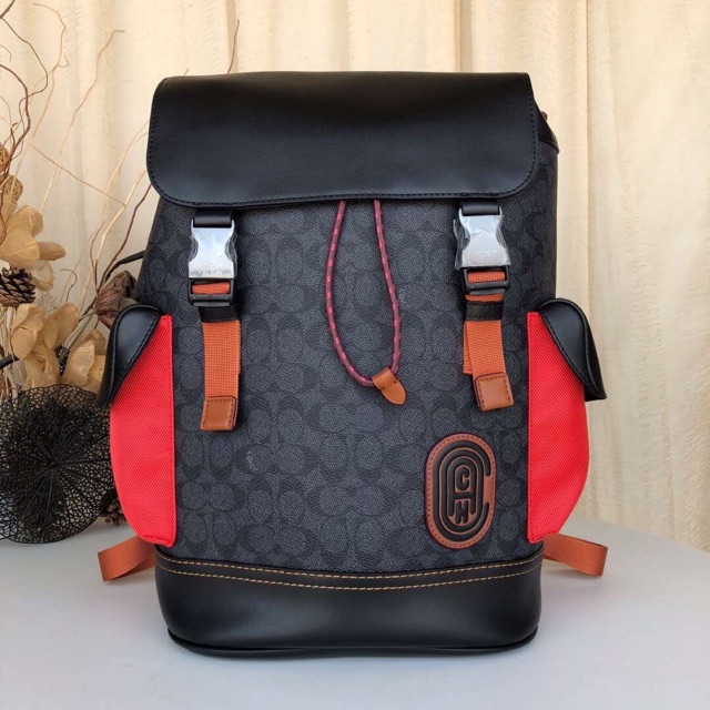 🔥 BALO NAM COACH DA CANVAS PHỐI MÀU F69291